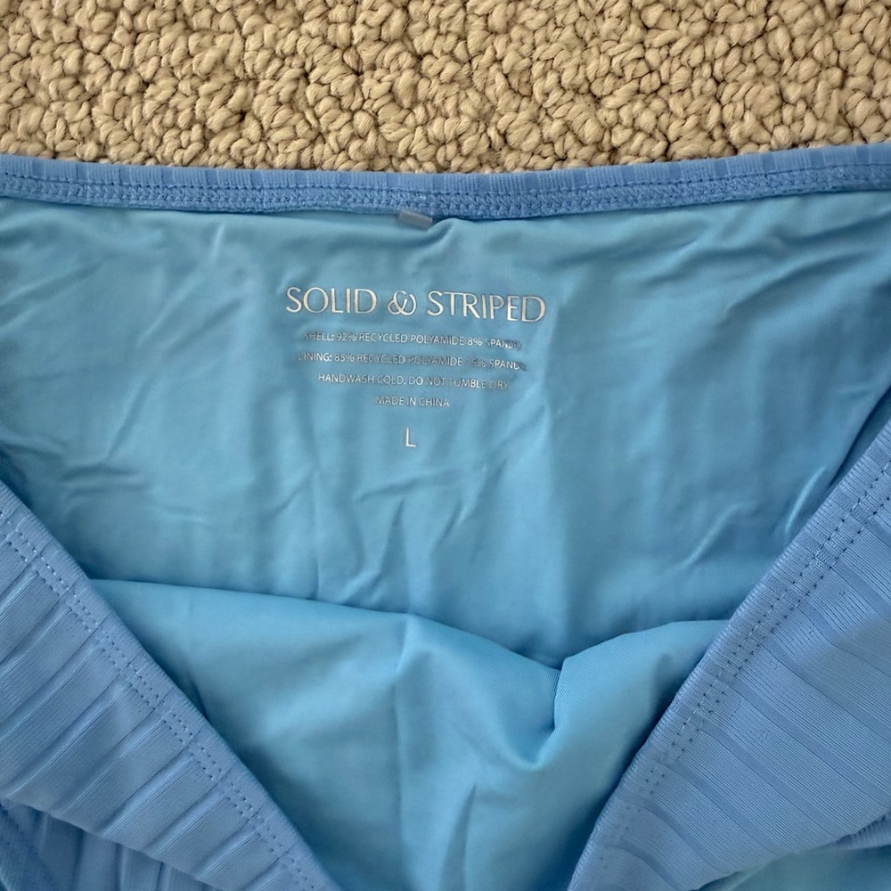 Solid & Striped Light Blue Bikini Set - image 2